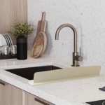 Flexible Silicone Kitchen Sink Splash Guard - Water Draining Mat - Image 4