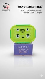 MOYO Kids Cartoon Lunch Box | Stainless Steel Inner Tray | Leakproof, Durable & BPA-Free | Cute Bear Design for Boys & Girls | Perfect for School, Travel & Picnic | Multi-Color Food Storage Box - Image 7