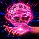 Flying Nova Pro Ball Spinner - New High-Speed LED Light-Up Flying Disc Toy for Kids, Unisex, Stable Flight, Precision Performance, Indoor/Outdoor Play - Image 8