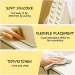 Flexible Silicone Kitchen Sink Splash Guard - Water Draining Mat - Image 2