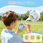 For Kids Rechargeable Video Walkie Talkie with Camera 480 pixel for Kids Rechargeable Video - Image 2