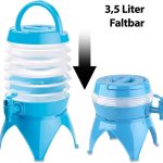 Outdoor Foldable Water Bucket with Faucet Portable Folding Camping Water Container Collapsible Travel Juice Drinking Bottle