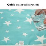 Tawakkal Mart 3 Pcs Infant Baby Diaper Changing Mat Bed Protector Waterproof Urineproof Baby Godri Sojni Cotton With Foam Sheet with Plastic Back Baby Accessories - Image 5