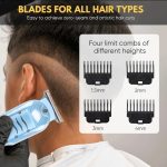 Daling Transparent LCD Electric Hair Trimmer | USB Rechargeable | Professional Grooming - Image 6