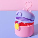 Tawakkal Mart Milk Powder Container, Baby Food Storage, Snack Box, Travel Baby Milk Formula Storage moisture-proof container With heart Shape Handle - Image 8