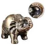 Metallic Retro Artistic Elephant Ash Tray - Image 3