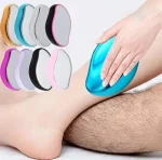 Crystal Hair Eraser – Painless Hair Remover Stone for Women and Men – Magic Hair Removal Tool for Arms, Legs, Back – Portable and Reusable Epilator for Smooth Skin – Ideal for All Body Parts – Gentle and Effective Hair Removal Solution