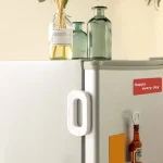 Child Safety Refrigerator Lock | Baby Proof Fridge & Freezer Door Lock | Childproof Door Stopper for Single-Door Fridge, Cabinet, Water Dispenser | Easy Install Baby Safety Care Lock EACH - Image 2